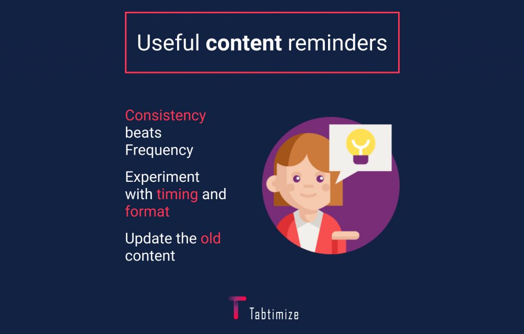 useful content reminders