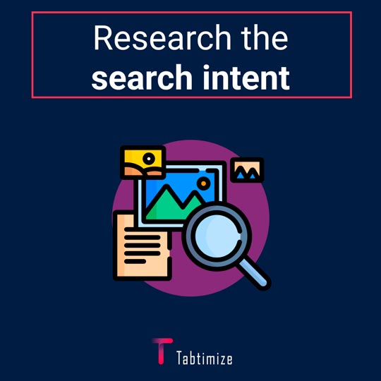 Research the SERP and search intent
